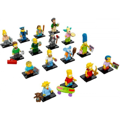 LEGO MINIFIG SIMPSONS 1 serie Complete 16 minifig 2014